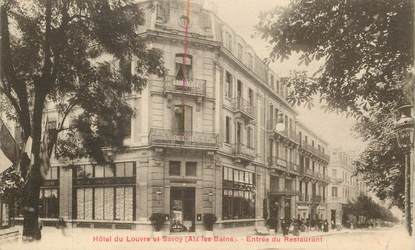 CPA FRANCE 73 "Aix les Bains, Hotel du Louvre et Savoy"