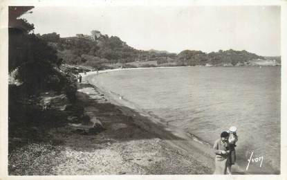 CPSM FRANCE 83 "Iles de Porquerolles, la grande plage"