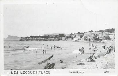 CPSM FRANCE 83 "Les Lecques Plage, la petite plage"