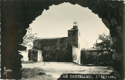 CPSM FRANCE 83 "Le Castellet, l'église"
