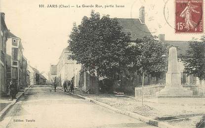 CPA FRANCE 18 "Jars, la grande rue , partie basse"