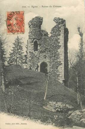 CPA FRANCE 73 "Ugine, ruines du chateau"