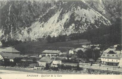 CPA FRANCE 73 "Epierre, quartier de la gare"