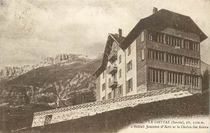 CPA FRANCE 73 "La Giettaz, Hotel Jeanne d'Arc"