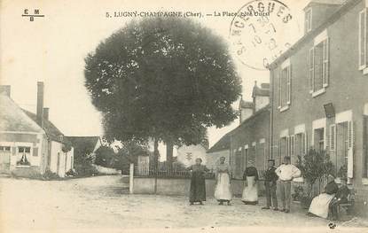 CPA FRANCE 18  "Lugny Champagne, la Place"