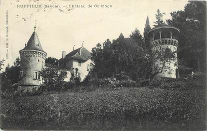 CPA FRANCE 73 "Ruffieux, chateau de Collonge"
