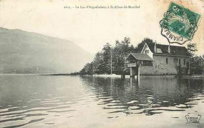 CPA FRANCE 73 "Le Lac d'Aiguebelette à Saint Alban de Montbel"