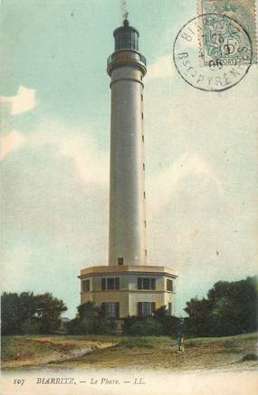 CPA FRANCE 64 "Biarritz, le phare"