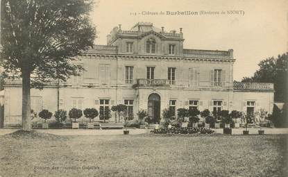 CPA FRANCE 79 "Chateau de Burbaillon"