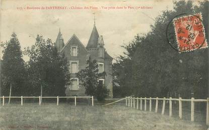 CPA FRANCE 79 "Env. de Parthenay, Chateau des Plans"