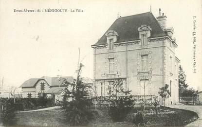 CPA FRANCE 79 "Ménigoute, la villa"