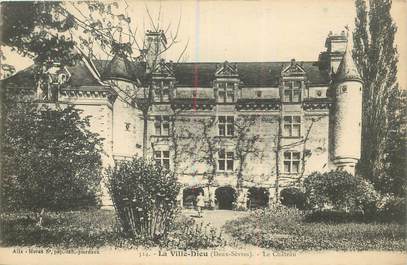 CPA FRANCE 79 "La Ville dieu, le Chateau"