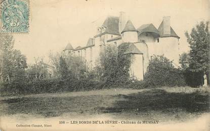 CPA FRANCE 79 "Les Bords de la Sèvre, Chateau de Mursay"