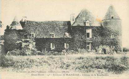 CPA FRANCE 79 "Env. de Mazières, Chateau de la Bouchetière"
