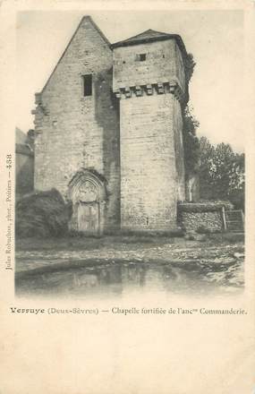 CPA FRANCE 79 "Verruye, chapelle fortifiée"