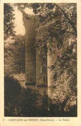 CPA FRANCE 79 "Saint Loup sur Thouet, le donjon"