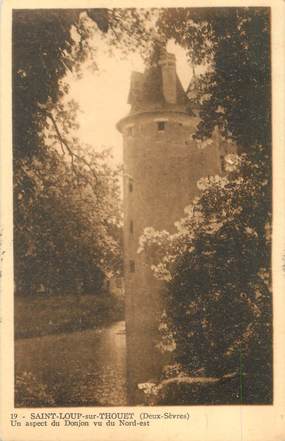 CPA FRANCE 79 "Saint Loup sur Thouet, le donjon"