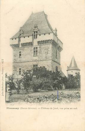 CPA FRANCE 79 "Pioussay, chateau de Joué"