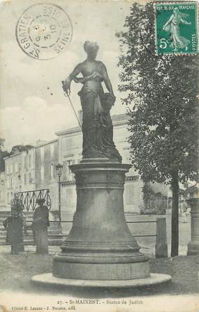CPA FRANCE 79 "Saint Maixent, Statue de Judith"