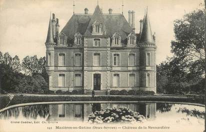 CPA FRANCE 79 "Mazières en Gatines, chateau de la Mesnardière"