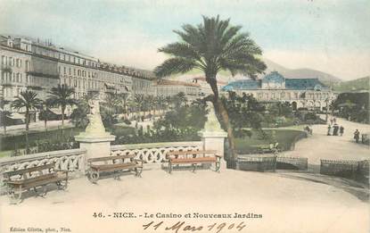 CPA FRANCE 06 "Nice, le Casino et Nouveaux Jardins"