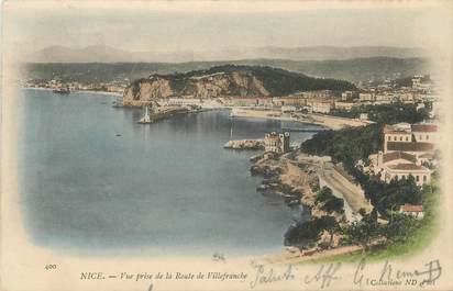 CPA FRANCE 06 "Nice, vue prise de la rade de Villefranche"