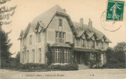 CPA FRANCE 18  "Presly, Chateau des Brandes"