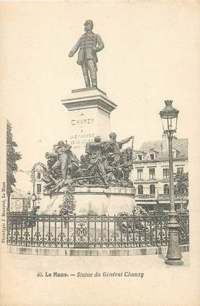 CPA FRANCE 72 "Le Mans, Statue du Gal Chanzy" / PHOTOTYPIE J. BOUVERET