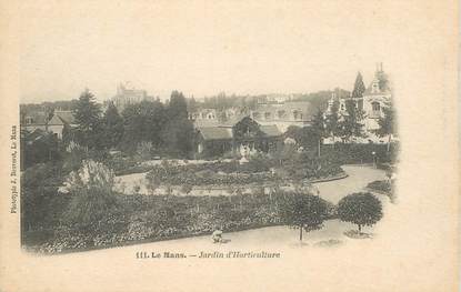 CPA FRANCE 72 "Le Mans, Jardin d'Horticulture" / PHOTOTYPIE J. BOUVERET