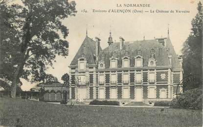 CPA FRANCE 61 "Env. d'Alençon, le Château de Verveine"