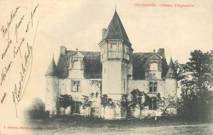 CPA FRANCE 61 "Villebadin, Chateau d'Argentelles"