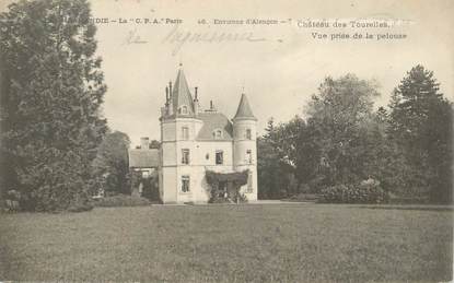 CPA FRANCE 61 "Env. d'Alençon, Chateau des Tourelles"