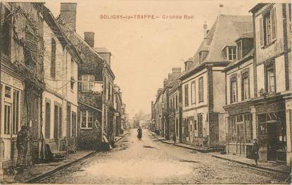 CPA FRANCE 61 "Soligny la Trappe, la grande rue"