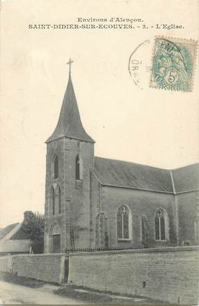 CPA FRANCE 61 "Saint Didier sur Ecouves, l'Eglise"