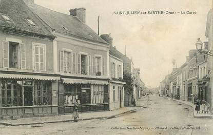 CPA FRANCE 61 "Saint Julien sur Sarthe, le Carre"