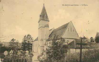 CPA FRANCE 61 "Saint André sur Orne, l'Eglise"