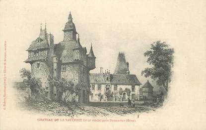 CPA FRANCE 61 "Chateau de la Saucerie près Domfront"