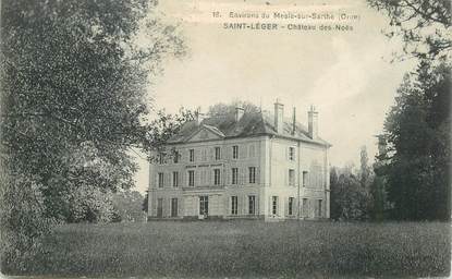 CPA FRANCE 61 "Saint Léger, Chateau des Noës"