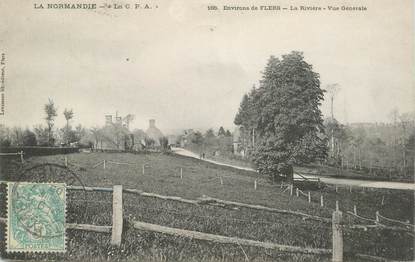 CPA FRANCE 61 "Env. de Flers, la Rivière"