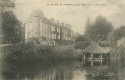 CPA FRANCE 61 "Env. de la Ferté Macé, Chateau de la Rousselière"