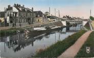 18 Cher CPSM FRANCE 18 "Saint Amand Montrond, le canal à la Coterelle" / PÉNICHE / BATELLERIE
