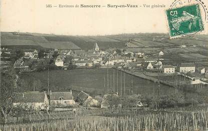 CPA FRANCE 18 "Sury en Vaux, vue générale"