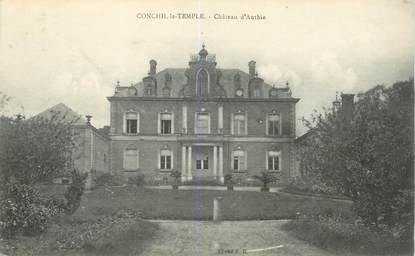 CPA FRANCE 62 "Conchil le Temple, Chateau d'Authie"