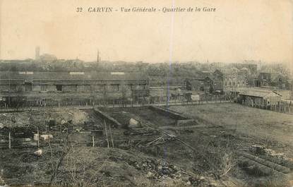 CPA FRANCE 62 "Carvin, quartier de la gare"