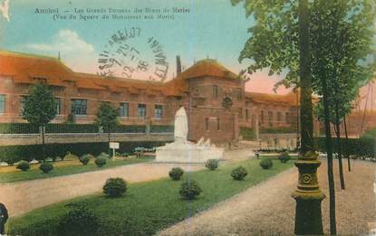 CPA FRANCE 62 "Auchel, bureaux des Mines de Marles"