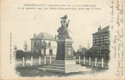 CPA FRANCE 62 "Aire sur La Lys, monument aux morts"