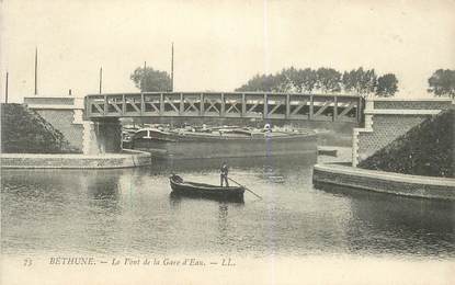 CPA FRANCE 62 "Bethune, le pont de la Gare d'Eau"