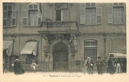 CPA FRANCE 83 "Toulon, Cariatides de Puget"