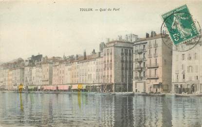 CPA FRANCE 83 "Toulon, le quai du port"