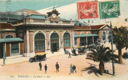 CPA FRANCE 83 "Toulon, La Gare"